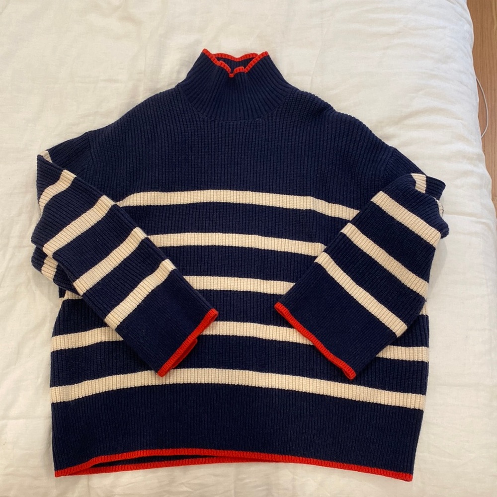 Zara striped oversized sweater size M